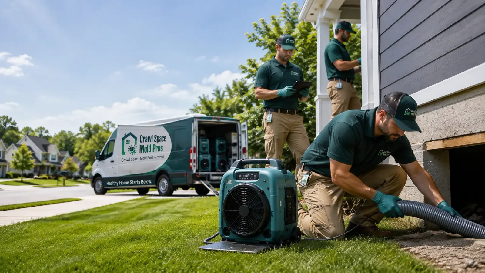 Crawl Space Mold Removal in Kirkland, IL